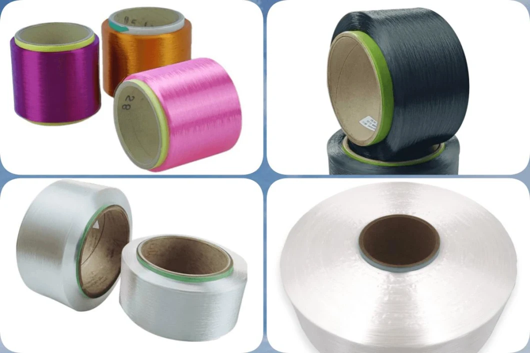 Customized Recycle Polyester Filament Semi Dull Cdp POY DTY Knitting Cationic Easy Dying Ecdp/Cdp Yarn for Home Fabric Textiles